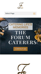 Mobile Screenshot of forumcaterers.com